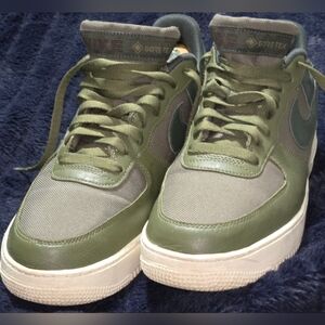 2020 Nike Air Force 1 GTX Olive Low Casual Sneakers  Men's Sz 12